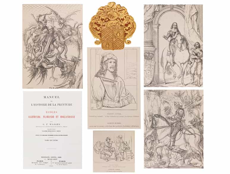 Detailabbildung: Zwei Bände: Gustav Friedrich Waagen