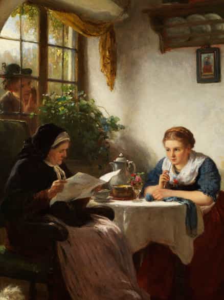 Detailabbildung: August Heinrich Niedmann, 1826 Braunschweig - 1910 Ried