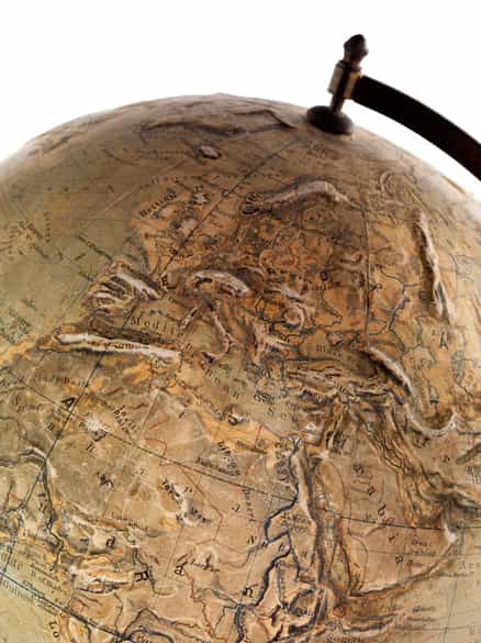 Detailabbildung: Relief-Globus