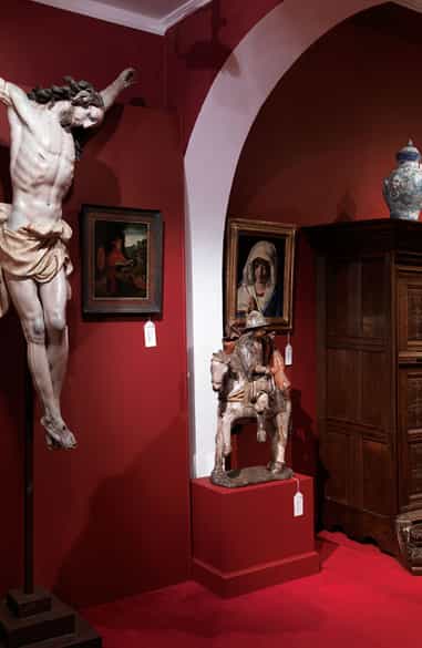 Detailabbildung: Darstellung Christi von Anton Maria Maragliano, 1664 - 1739