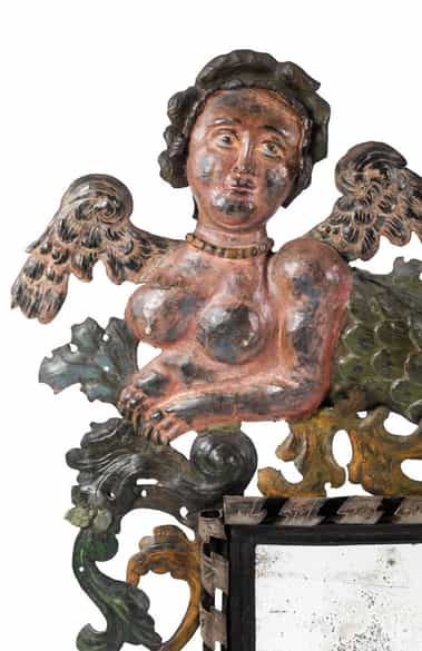 Detailabbildung: Seltener Wandspiegel