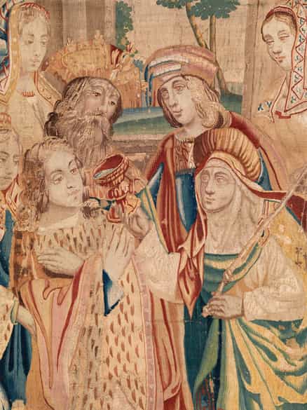 Detailabbildung: Franko-flämischer Gobelin