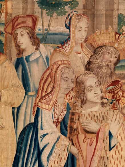 Detailabbildung: Franko-flämischer Gobelin