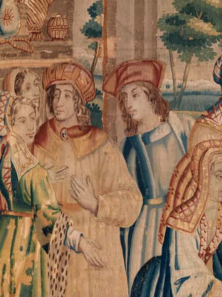 Detailabbildung: Franko-flämischer Gobelin