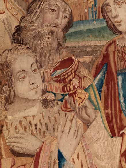 Detailabbildung: Franko-flämischer Gobelin