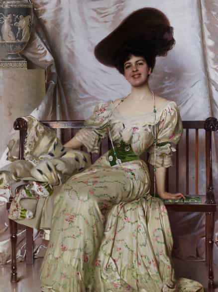 Detailabbildung: Vittorio Matteo Corcos, 1859 Livorno - 1933 Florenz