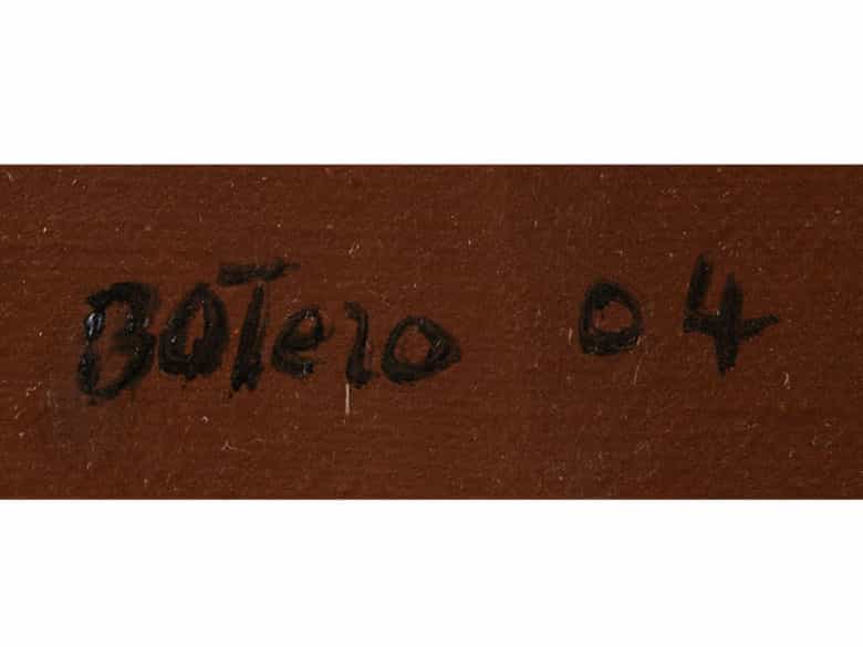 Detailabbildung: Fernando Botero, 1932 Medellín