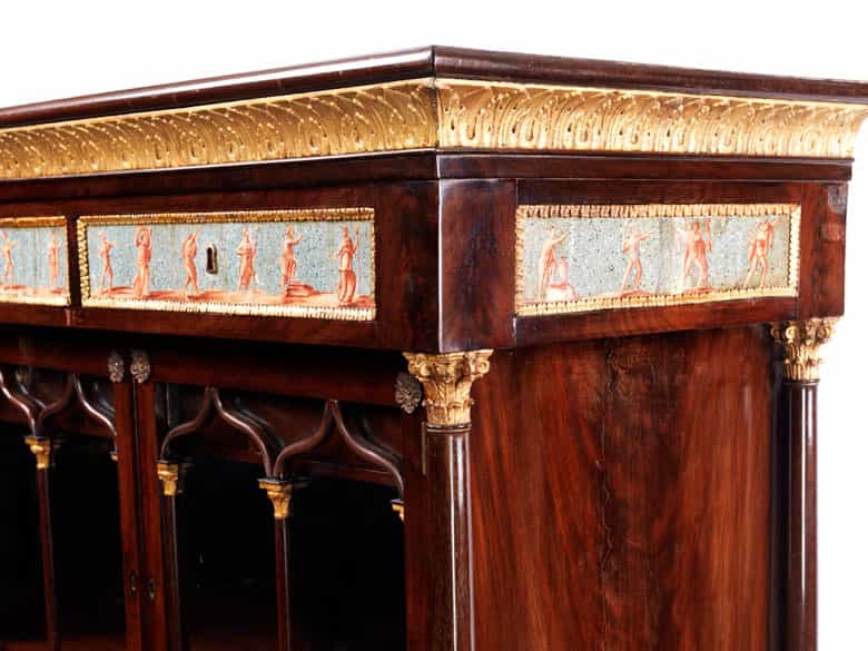 Detailabbildung: Bedeutendes Paar Empire-Möbel