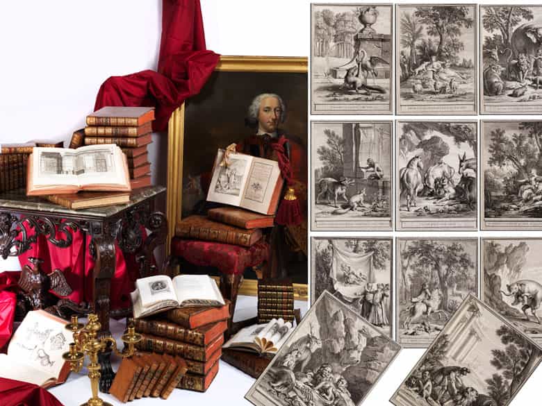 Detailabbildung: Bibliothek Nr. II