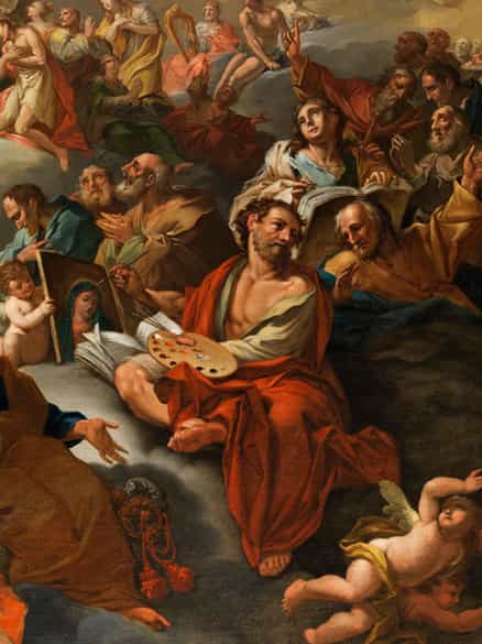 Detailabbildung: Maler des 18. Jahrhunderts in Art von Martin Knoller, 1725 - 1804 oder Franz Anton Zeiller, 1716 - 1793