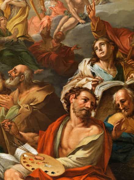 Detailabbildung: Maler des 18. Jahrhunderts in Art von Martin Knoller, 1725 - 1804 oder Franz Anton Zeiller, 1716 - 1793