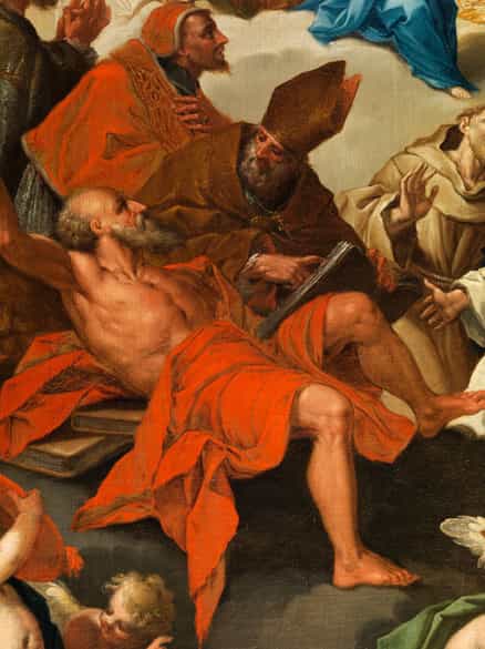 Detailabbildung: Maler des 18. Jahrhunderts in Art von Martin Knoller, 1725 - 1804 oder Franz Anton Zeiller, 1716 - 1793