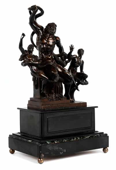 Detailabbildung: „Laokoon-Gruppe“ in Bronze