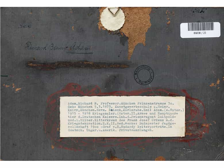 Detailabbildung: Richard Benno Adam, 1873 München - 1937 München 