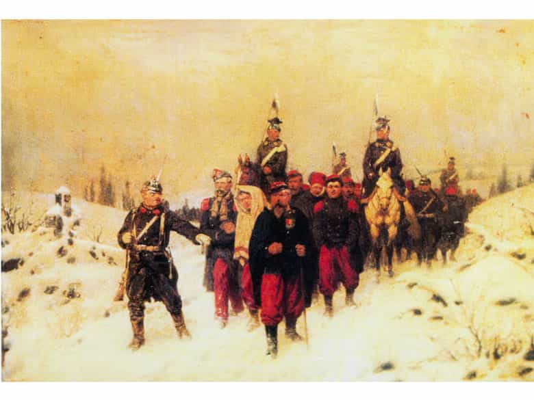 Detailabbildung: Insgesamt sieben gerahmte Lithografien