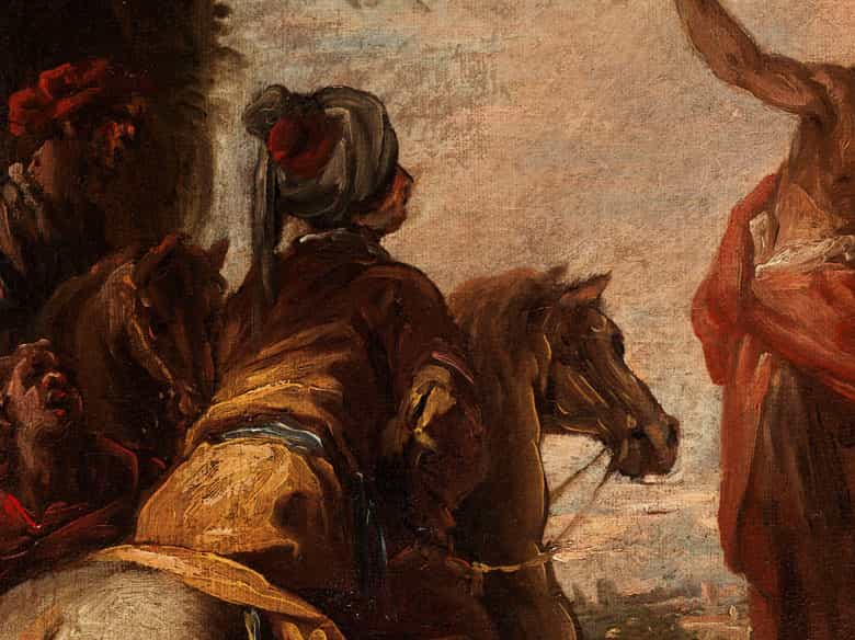 Detailabbildung: Giovanni Antonio Pellegrini, 1675 Venedig - 1741, zug.