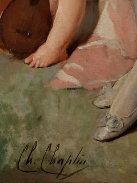Detailabbildung: Charles Chaplin, 1825 Andelys - 1891 Paris