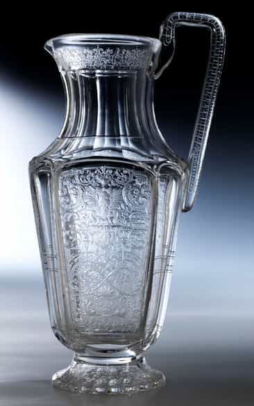 Detailabbildung: Komplettes „Maria Theresia“ Gläserservice der Firma Joseph Lobmeyr, Wien