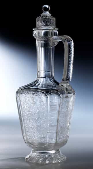 Detailabbildung: Komplettes „Maria Theresia“ Gläserservice der Firma Joseph Lobmeyr, Wien