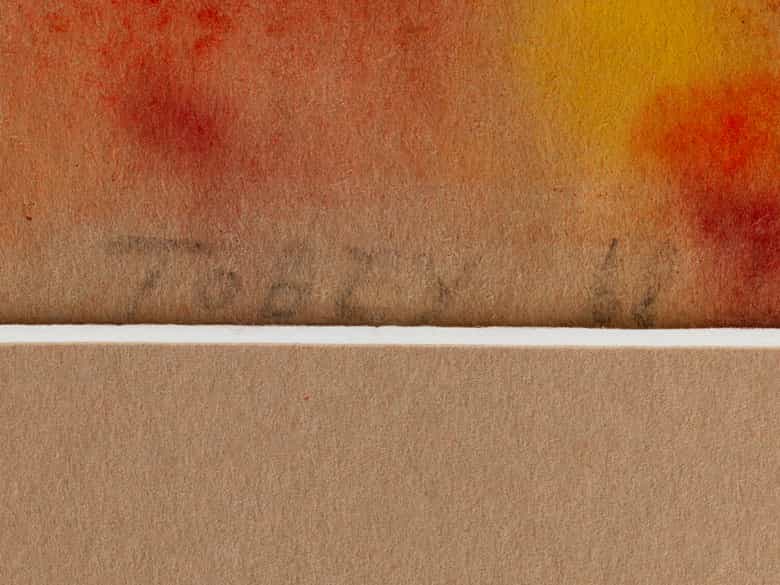 Detailabbildung: Marc Tobey, 1890 Centerville - 1976 Basel