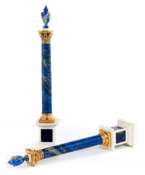 Detailabbildung: Paar Lapislazuli-Säulen