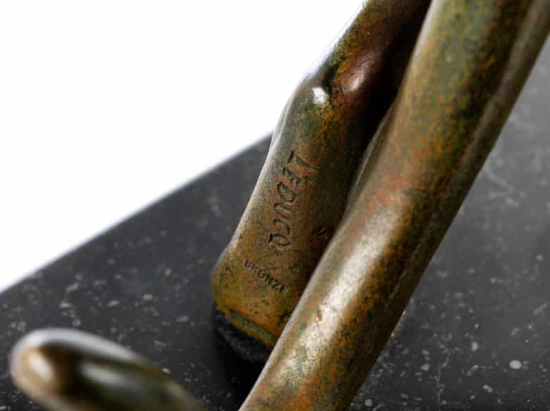 Detailabbildung: Französischer Bildhauer des Art Déco