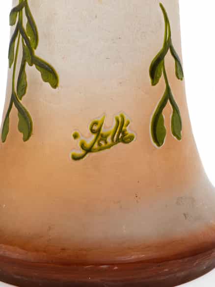 Detailabbildung: Große Gallé-Vase