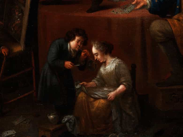 Detailabbildung: Bernardus van Schendel, 1649 Weesp - 1709 Haarlem 