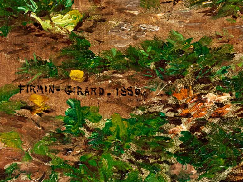 Detailabbildung: † Marie François Firmin-Girard, 1838 - 1921