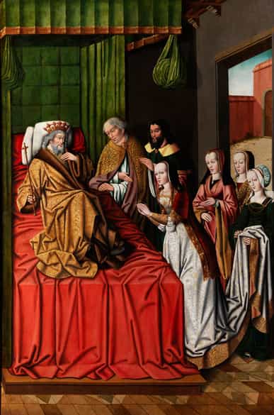 Detailabbildung: Andalusische Schule um 1500 - 1520, aktiv in Sevilla, Anfang 16. Jahrhundert „Meister der Schretlen Beschneidung“