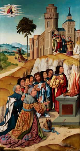 Detailabbildung: Andalusische Schule um 1500 - 1520, aktiv in Sevilla, Anfang 16. Jahrhundert „Meister der Schretlen Beschneidung“