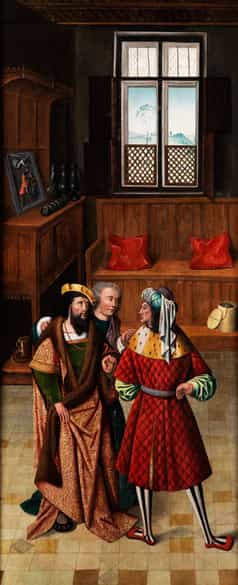 Detailabbildung: Andalusische Schule um 1500 - 1520, aktiv in Sevilla, Anfang 16. Jahrhundert „Meister der Schretlen Beschneidung“