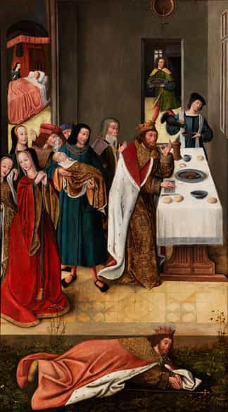 Detailabbildung: Andalusische Schule um 1500 - 1520, aktiv in Sevilla, Anfang 16. Jahrhundert „Meister der Schretlen Beschneidung“