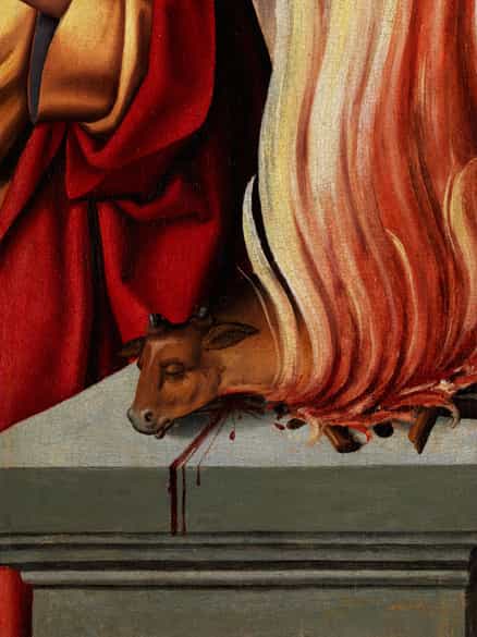 Detailabbildung: Andalusische Schule um 1500 - 1520, aktiv in Sevilla, Anfang 16. Jahrhundert „Meister der Schretlen Beschneidung“
