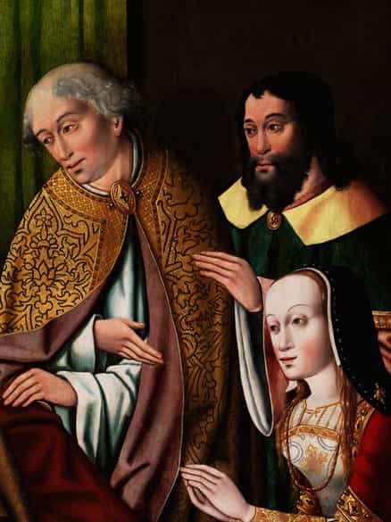 Detailabbildung: Andalusische Schule um 1500 - 1520, aktiv in Sevilla, Anfang 16. Jahrhundert „Meister der Schretlen Beschneidung“