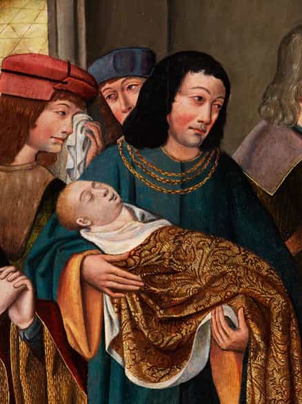 Detailabbildung: Andalusische Schule um 1500 - 1520, aktiv in Sevilla, Anfang 16. Jahrhundert „Meister der Schretlen Beschneidung“