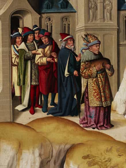 Detailabbildung: Andalusische Schule um 1500 - 1520, aktiv in Sevilla, Anfang 16. Jahrhundert „Meister der Schretlen Beschneidung“