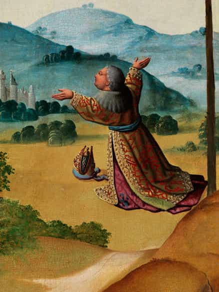 Detailabbildung: Andalusische Schule um 1500 - 1520, aktiv in Sevilla, Anfang 16. Jahrhundert „Meister der Schretlen Beschneidung“