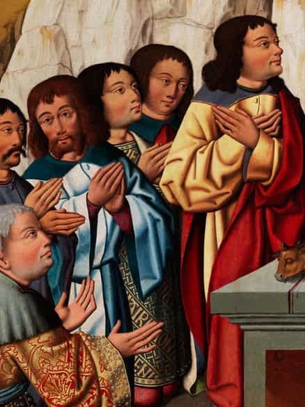 Detailabbildung: Andalusische Schule um 1500 - 1520, aktiv in Sevilla, Anfang 16. Jahrhundert „Meister der Schretlen Beschneidung“