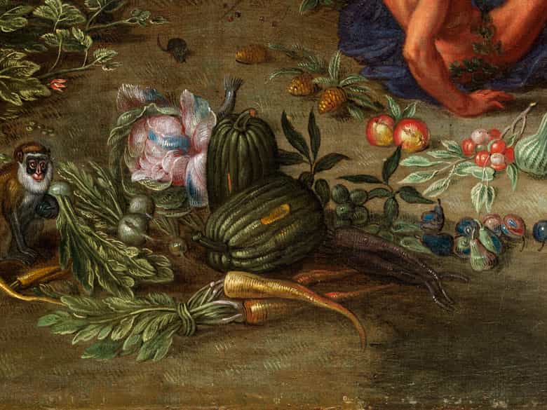 Detailabbildung: Flämischer Maler des 17. Jahrhunderts in der Nachfolge/ Umkreis Jan Brueghel d. J., 1601 – 1678 Antwerpen