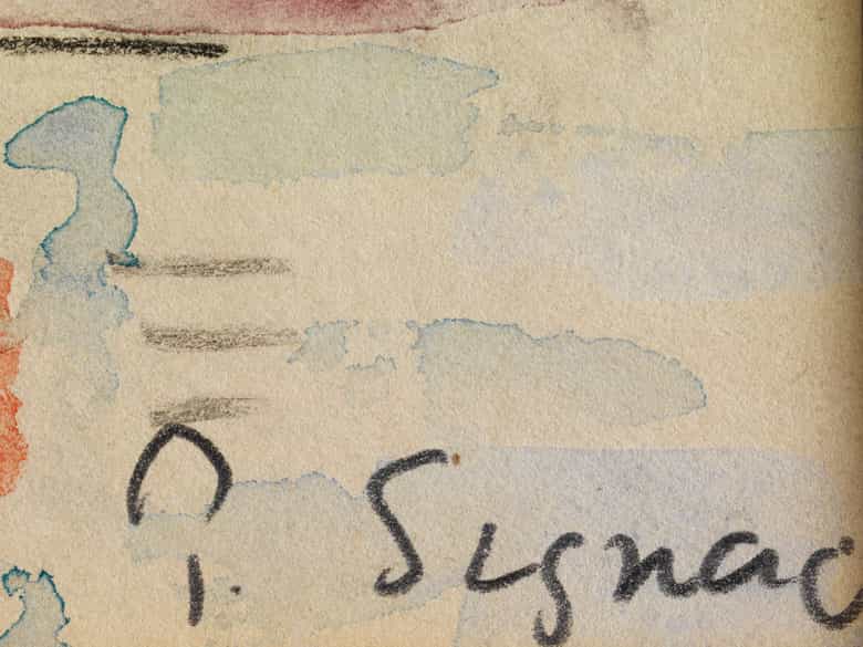 Detailabbildung: Paul Signac, 1863 Paris - 1935 ebenda