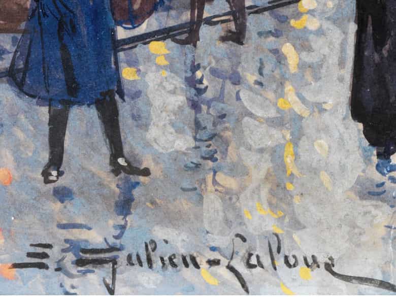 Detailabbildung: Eugène Galien-Laloue, 1854 Paris – 1941 Chérence