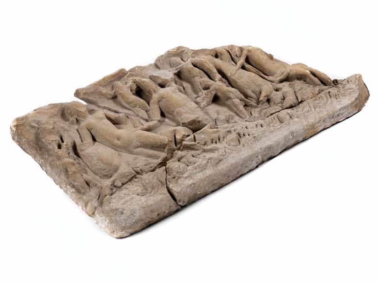 Detailabbildung: Römisch-antikes Marmorrelief