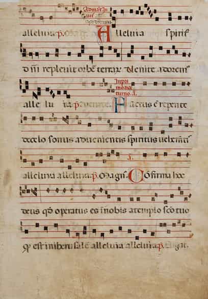 Detailabbildung: Antiphonar