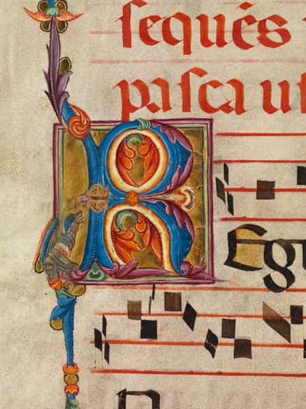 Detailabbildung: Antiphonar