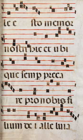 Detailabbildung: Antiphonar