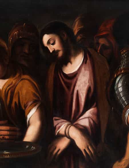 Detailabbildung: Andrea Meldolla, 1510/ 15 Zara – 1563 Venedig, zug. bzw. Maler der venezianischen Tizian-Schule