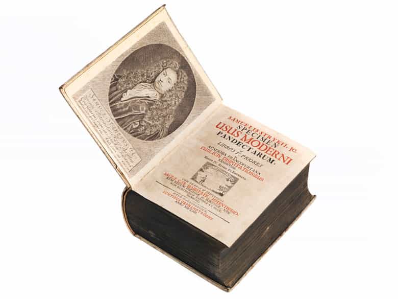 Detailabbildung: Weiße Bibliothek mit Werken des 16. - 18. Jahrhunderts