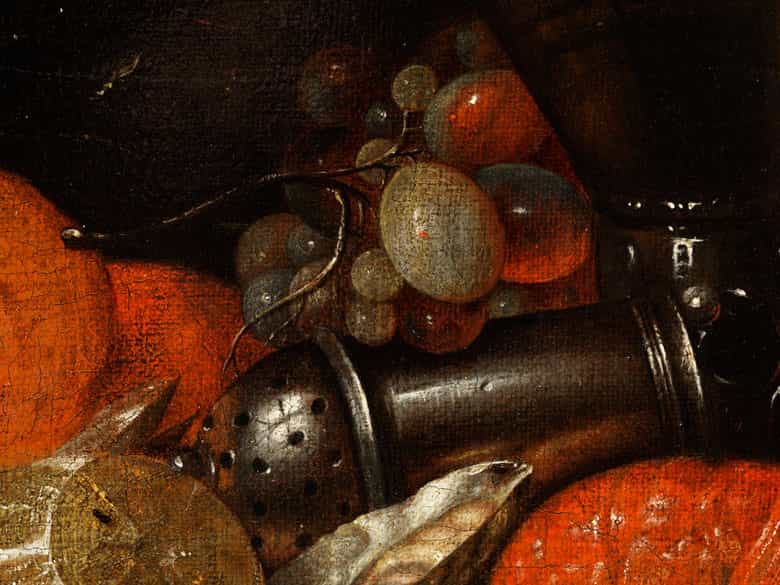 Detailabbildung: Jan Davidz de Heem, 1606 Utrecht – 1684 Antwerpen, zug.