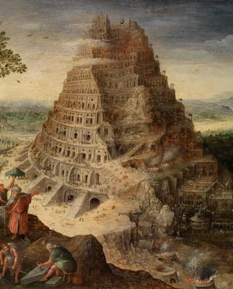 Detailabbildung: Lucas van Valkenborch, 1530 Loewen – 1597 Frankfurt am Main, zug. Flämischer Maler in der Nachfolge von Pieter Brueghel d. Ä.